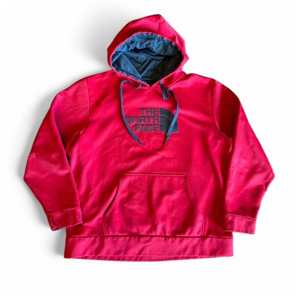 The North Face Men's Vibrant Red Hoodie - Picture 2 of 8